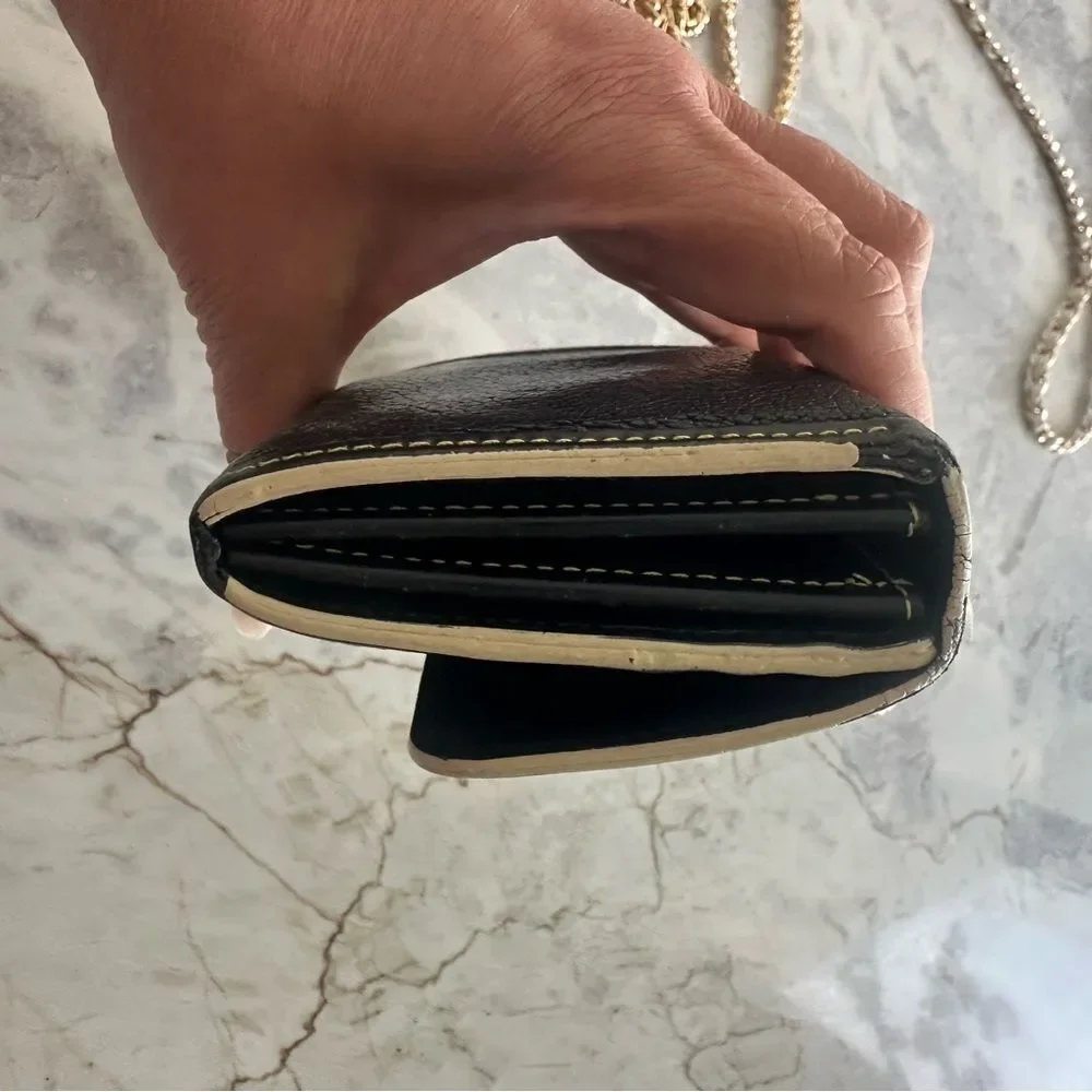 Louis Vuitton Suhali Le Favori Black Leather Wallet